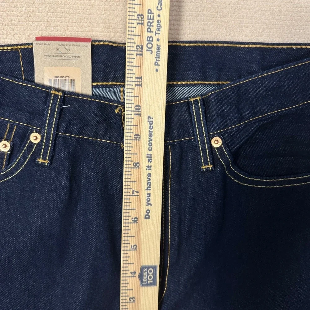 Levi's 513 Jeans NWT Mens 32x30 Slim Straight Dark Wash Indigo Blue Denim